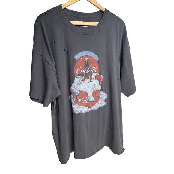 Aerie Vintage Coca-Cola T-Shirt Black Size M - Picture 1 of 9